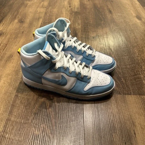Nike | Shoes | Nike Dunk High Retro Blue Chill White Men  display picture 1